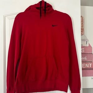 Red Nike hoodie